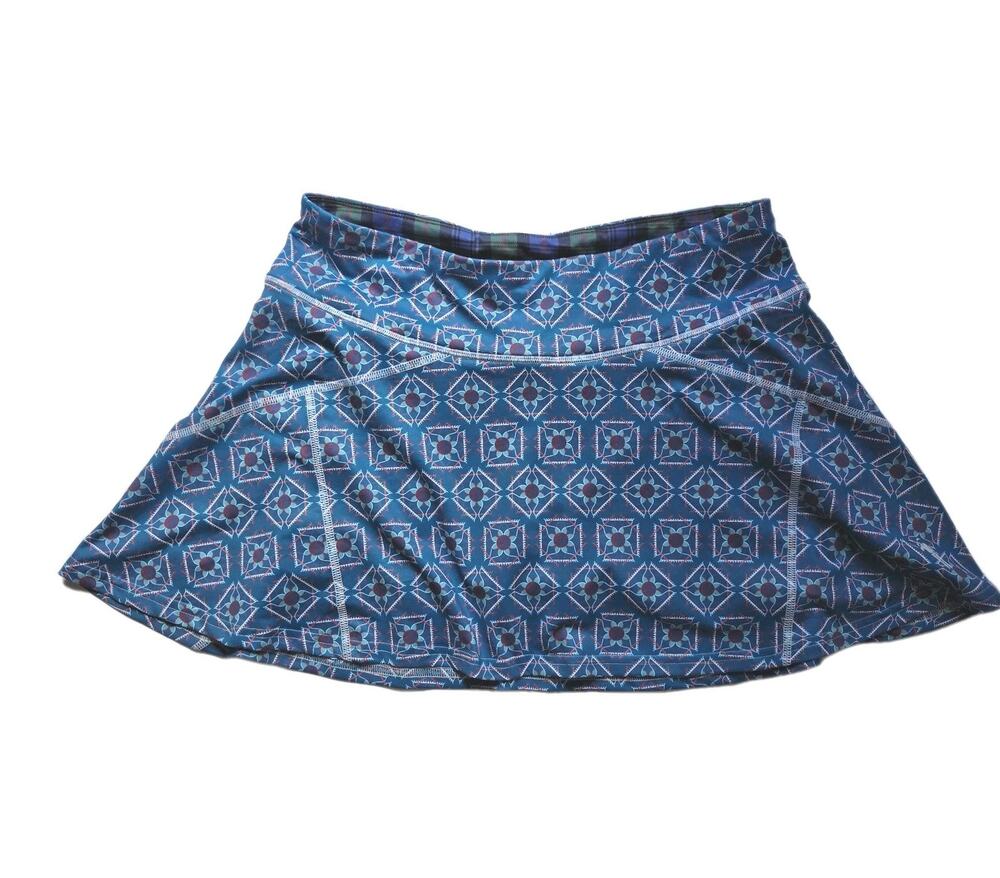 William Murray Golf Stella Skort Classic SandyTiles UnderShorts Med Blue